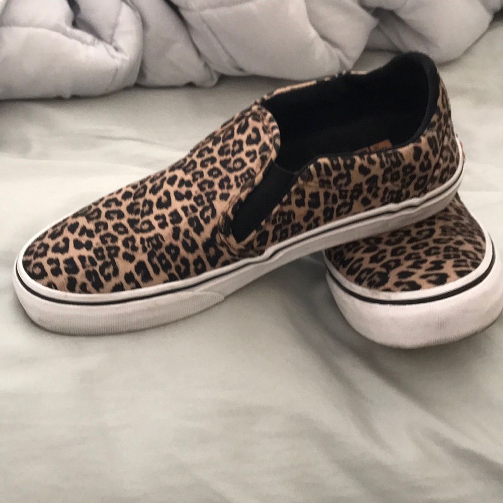 Woman’s leopard vans